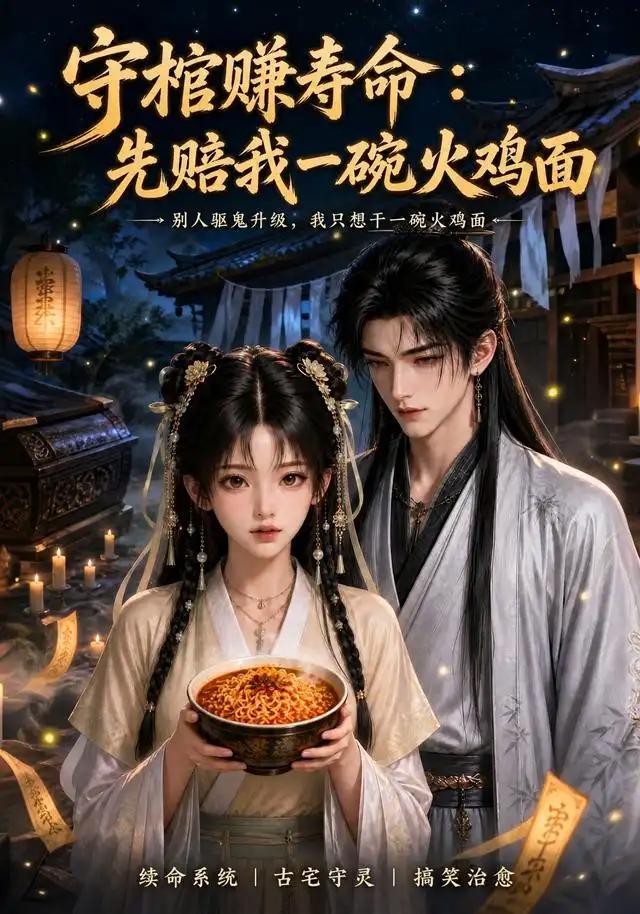 守棺赚寿命，先赔我一碗火鸡面&守棺赚寿命先赔我一碗火鸡面 - 短剧短剧海报图片