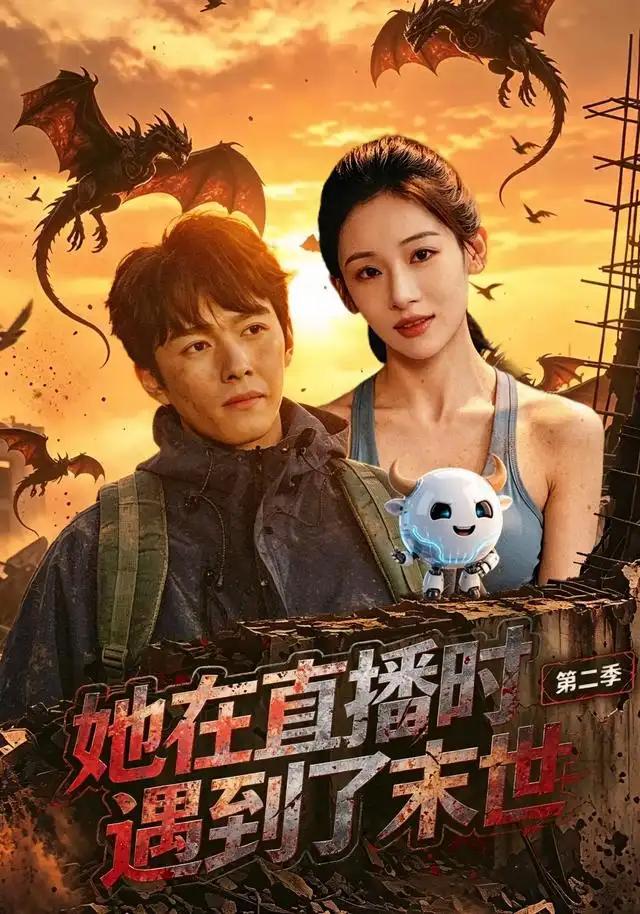 她在直播时遇到了末世第二季 - 短剧短剧海报图片