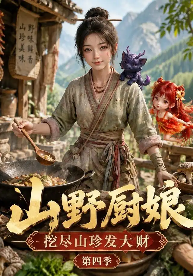 山野厨娘，挖尽山珍发大财第四季&山野厨娘挖尽山珍发大财第四季 - 短剧短剧海报图片
