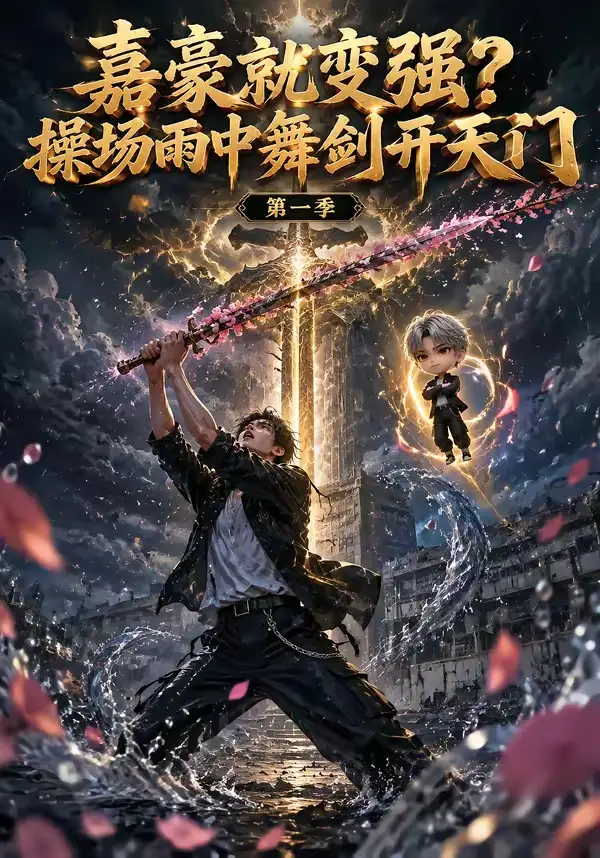 嘉豪就变强?操场雨中舞剑开天门第1季&嘉豪就变强操场雨中舞剑开天门第1季