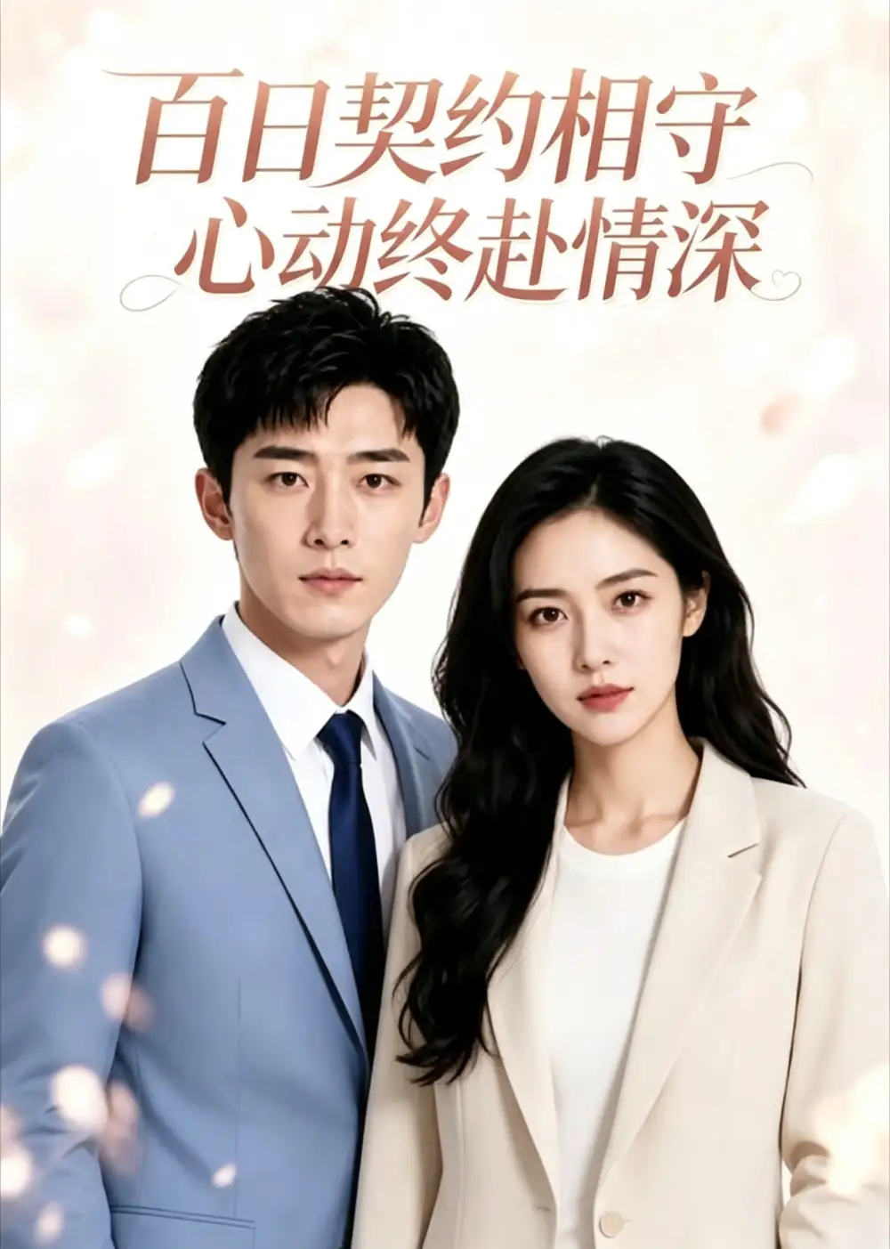 百日契约相守，心动终赴情深&百日契约相守心动终赴情深 - 短剧短剧海报图片