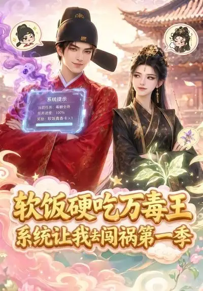 软饭硬吃万毒王，系统让我去闯祸第一季&软饭硬吃万毒王系统让我去闯祸第一季 - 短剧短剧海报图片