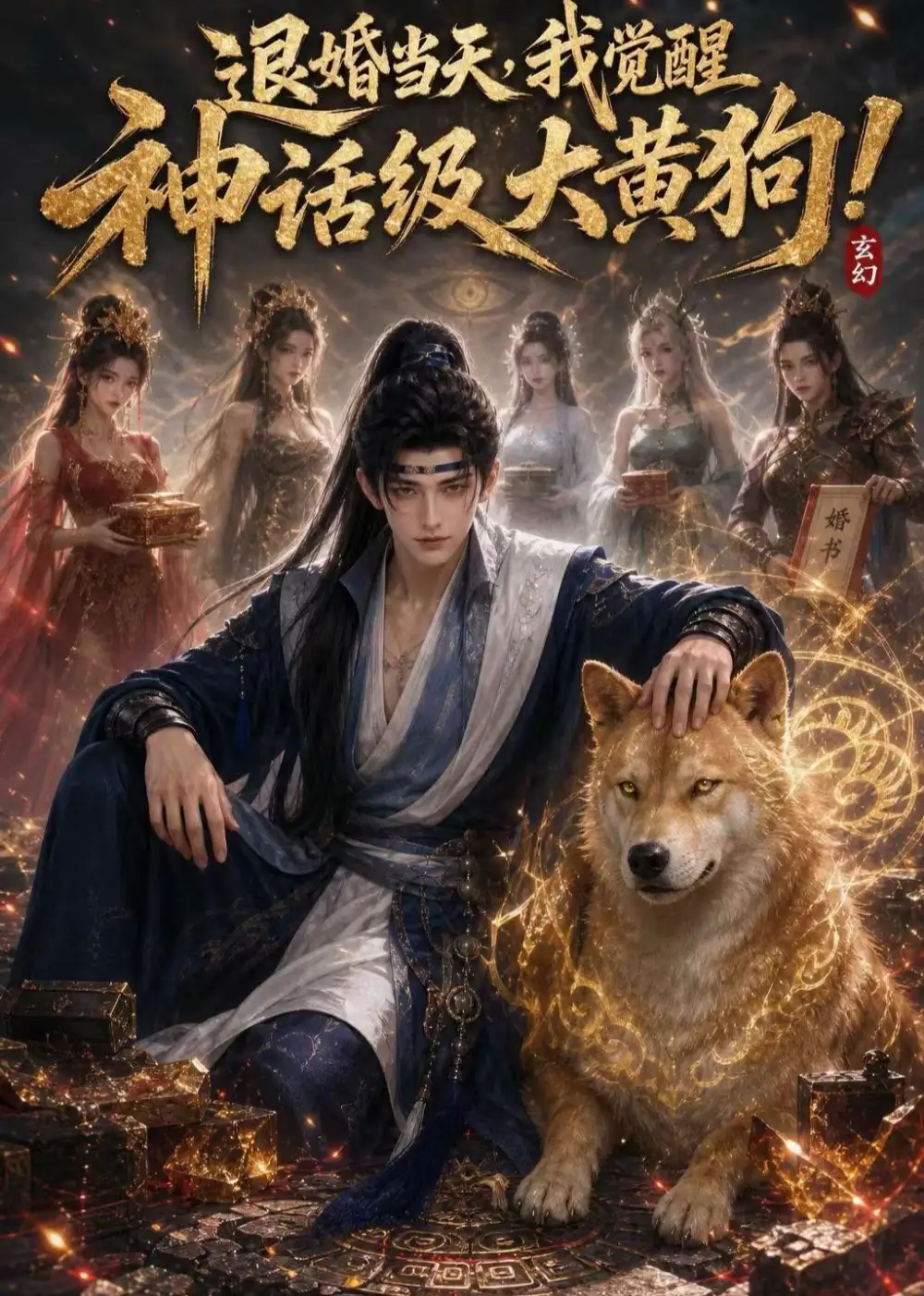 退婚当天，我觉醒神话级大黄狗&退婚当天我觉醒神话级大黄狗 - 短剧短剧海报图片