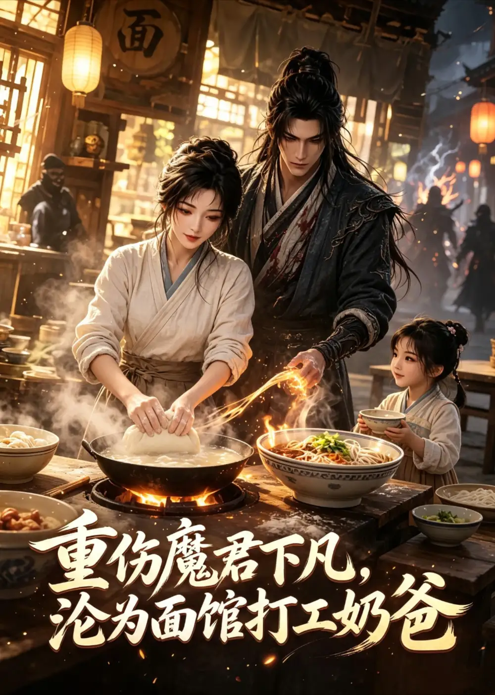 重伤魔君下凡,沦为面馆打工奶爸&重伤魔君下凡沦为面馆打工奶爸