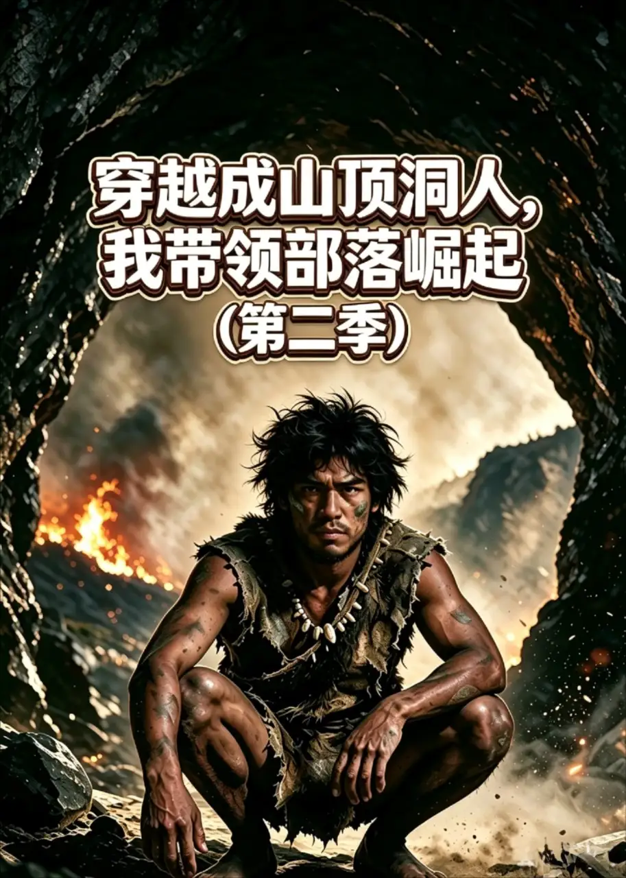 穿越成山顶洞人，带领部落崛起第二季&穿越成山顶洞人带领部落崛起第二季 - 短剧短剧海报图片