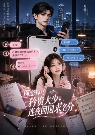 网恋掉马,矜贵大少连夜回国求名分&网恋掉马矜贵大少连夜回国求名分