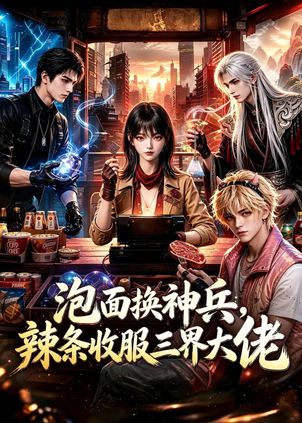 泡面换神兵，辣条收服三界大佬&泡面换神兵辣条收服三界大佬