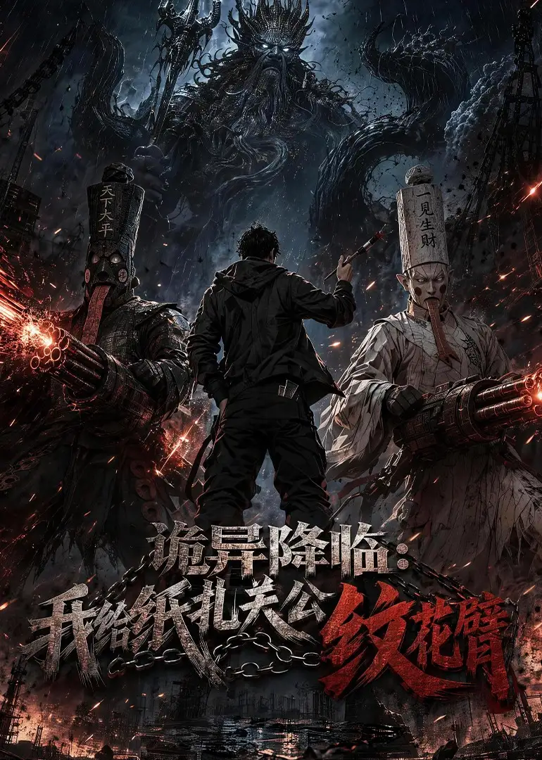 诡异降临:我给纸扎关公纹花臂&诡异降临我给纸扎关公纹花臂