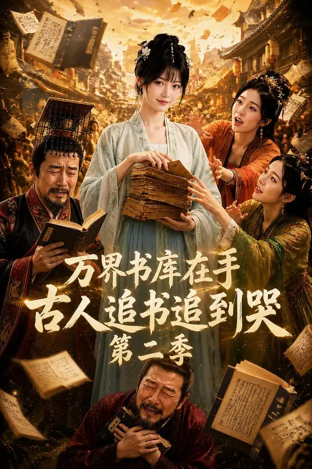 万界书库在手，古人追书追到哭第二季&万界书库在手古人追书追到哭第二季 - 短剧短剧海报图片