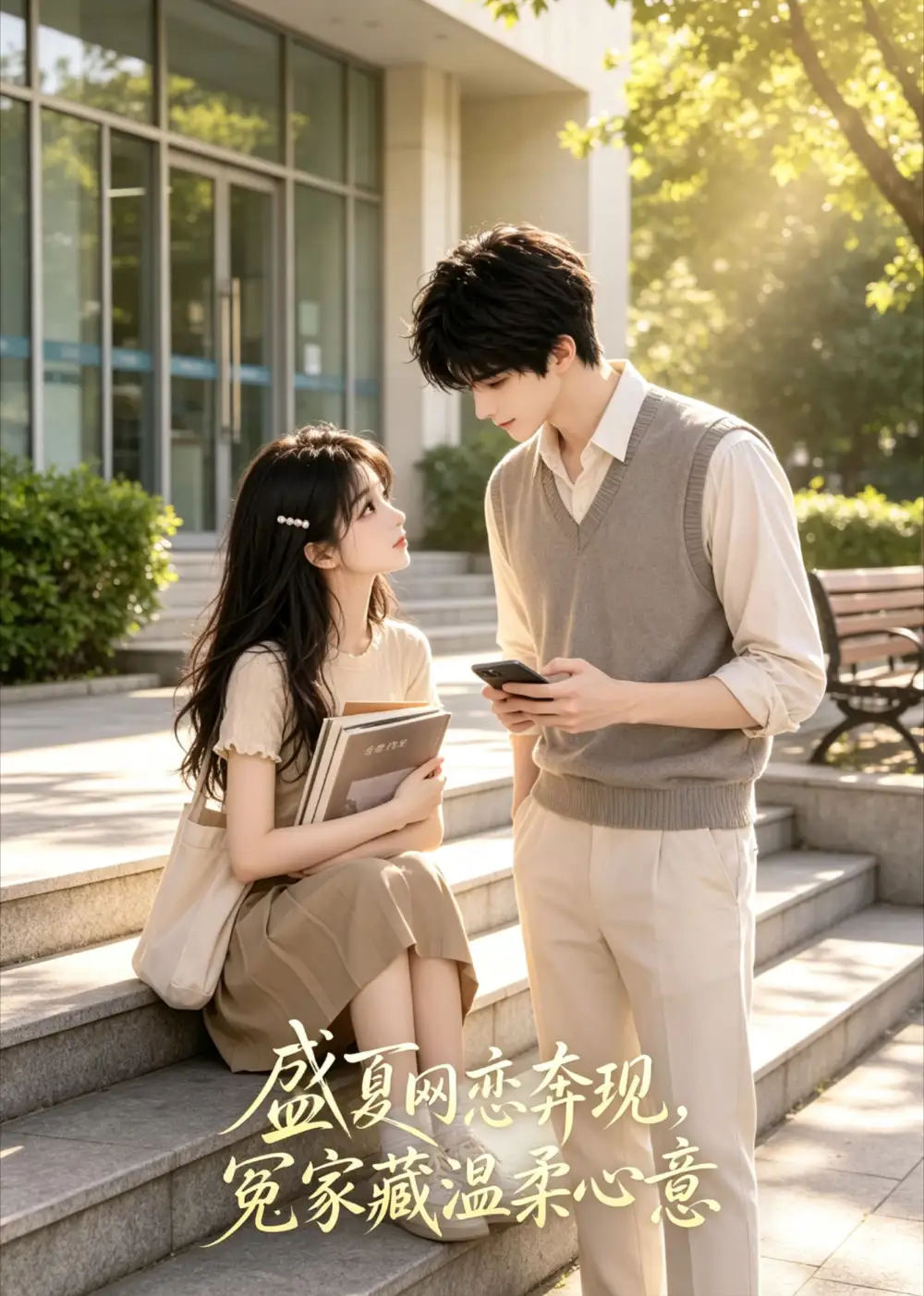 盛夏网恋奔现,冤家藏温柔心意&盛夏网恋奔现冤家藏温柔心意