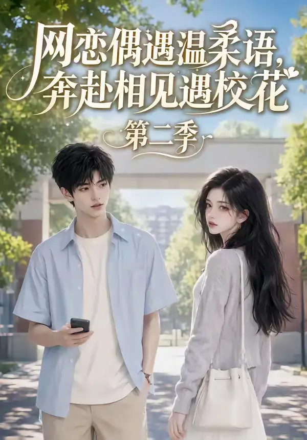 网恋偶遇温柔语，奔赴相见遇校花第二季&网恋偶遇温柔语奔赴相见遇校花第二季 - 短剧短剧海报图片