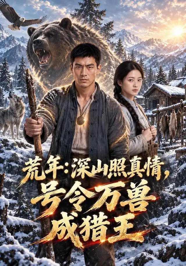 荒年深山照真情,号令万兽成猎王