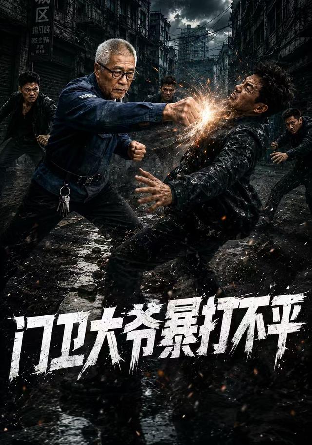 门卫大爷暴打不平