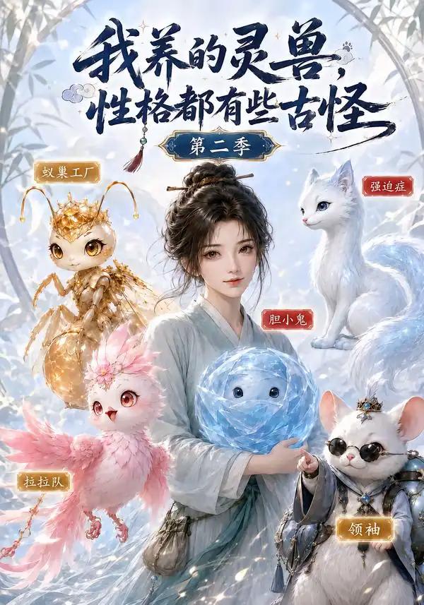 我养的灵兽，性格都有些古怪第二季&我养的灵兽性格都有些古怪第二季 - 短剧短剧海报图片