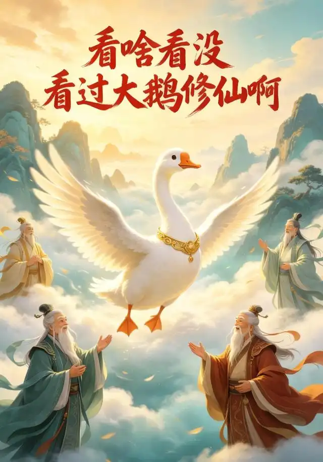 看啥看没看过大鹅修仙啊