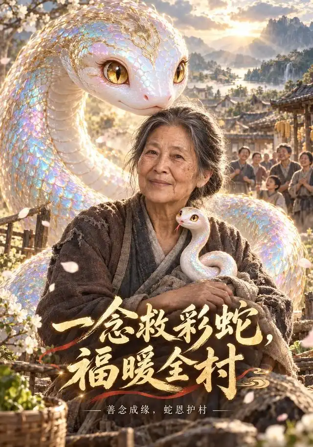 一念救彩蛇,福暖全村
