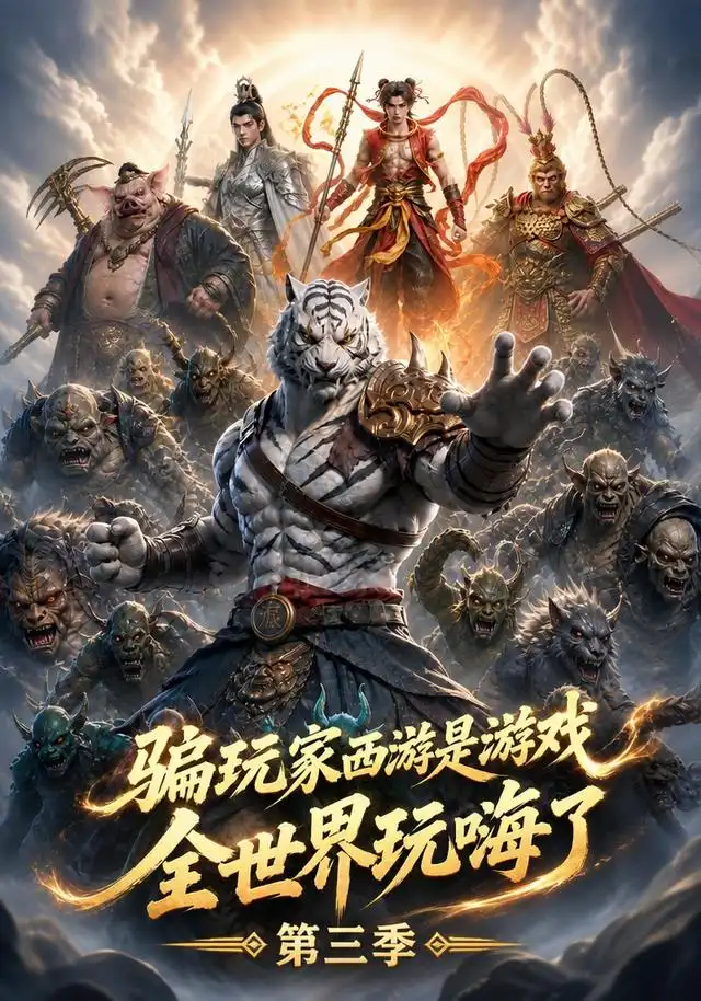 骗玩家西游是游戏，全世界玩嗨了第三季 - 短剧短剧海报图片