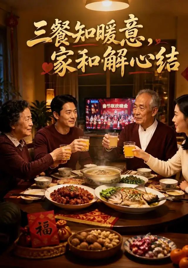 三餐知暖意,家和解心结