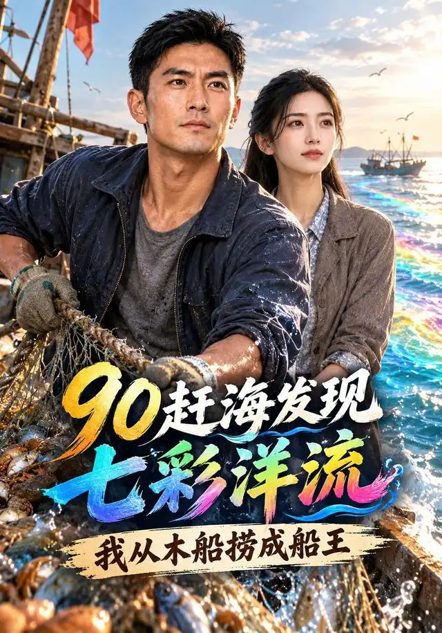 90赶海发现七彩洋流,我从木船捞成船王