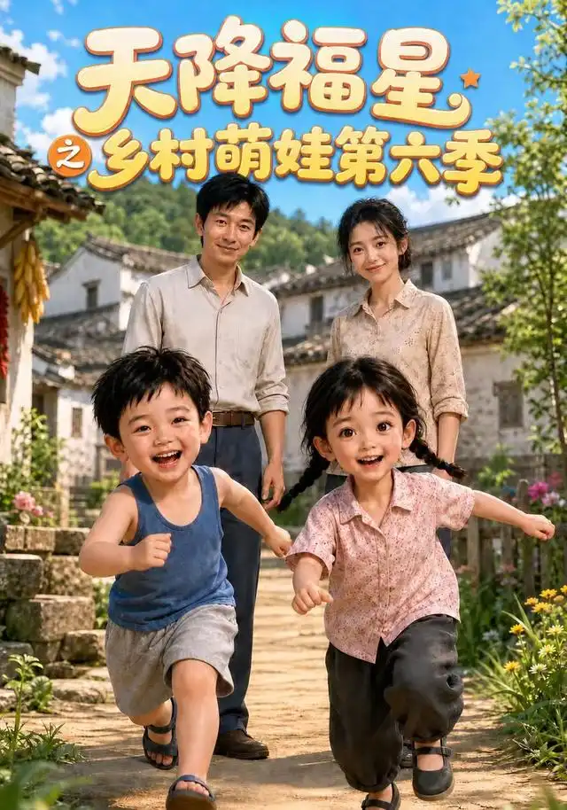 天降福星之乡村萌娃第六季 - 短剧短剧海报图片