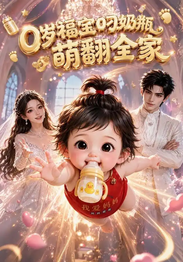 0岁福宝叼奶瓶萌翻全家