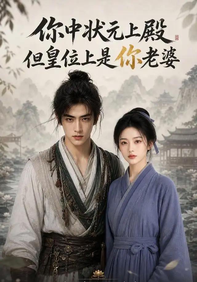 你中状元上殿，但皇位上是你老婆&你中状元上殿但皇位上是你老婆 - 短剧短剧海报图片