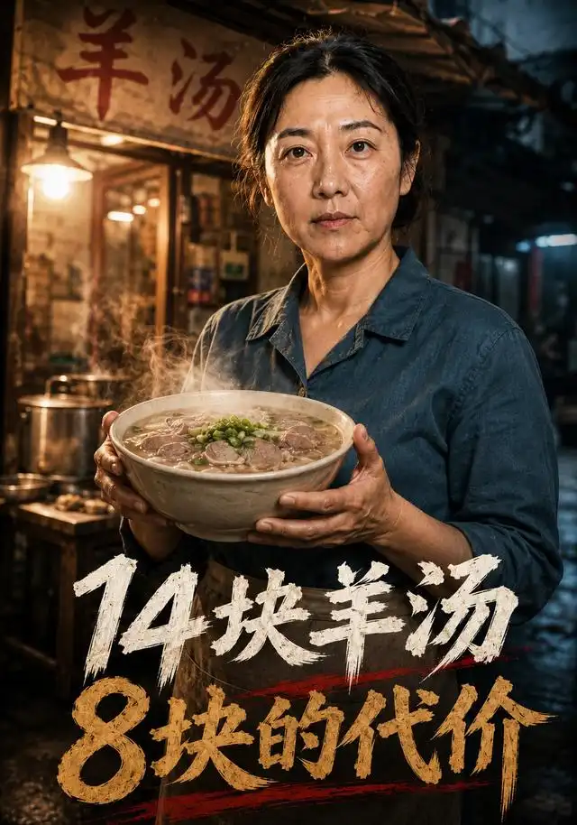 14块羊汤8块的代价