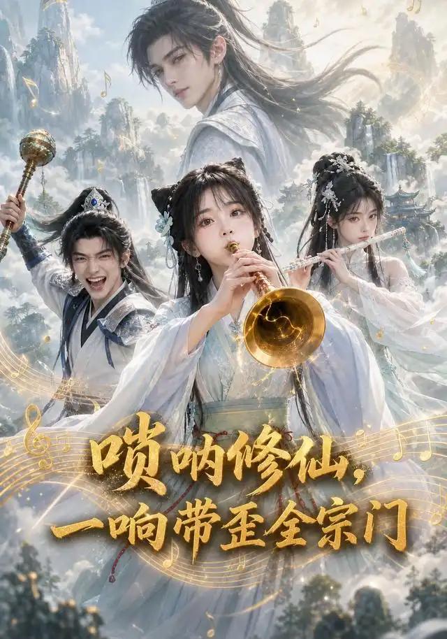 唢呐修仙，一响带歪全宗门&唢呐修仙一响带歪全宗门 - 短剧短剧海报图片
