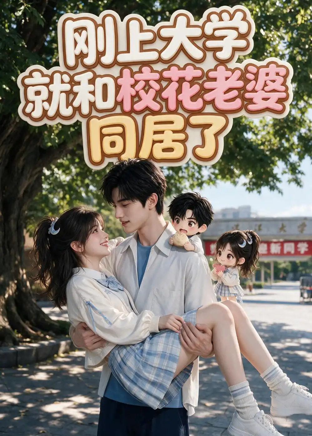 刚上大学就和校花老婆同居了 - 短剧短剧海报图片