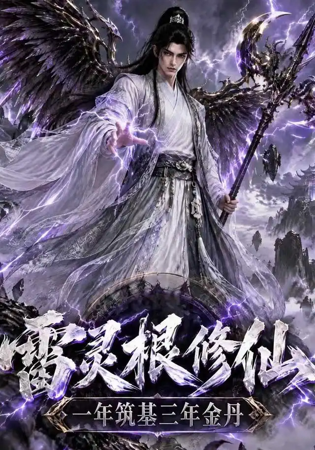 雷灵根修仙，一年筑基三年金丹！ - 短剧短剧海报图片