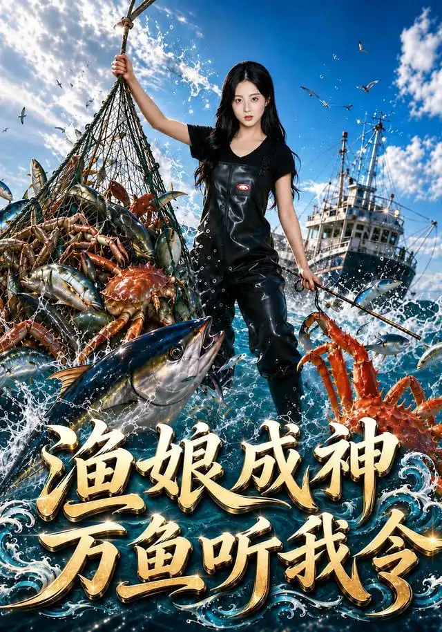 渔娘成神万鱼听我令 - 短剧短剧海报图片