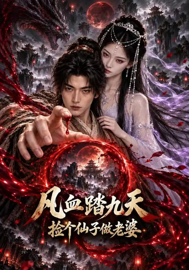 凡血踏九天，捡个仙子做老婆！ - 短剧短剧海报图片