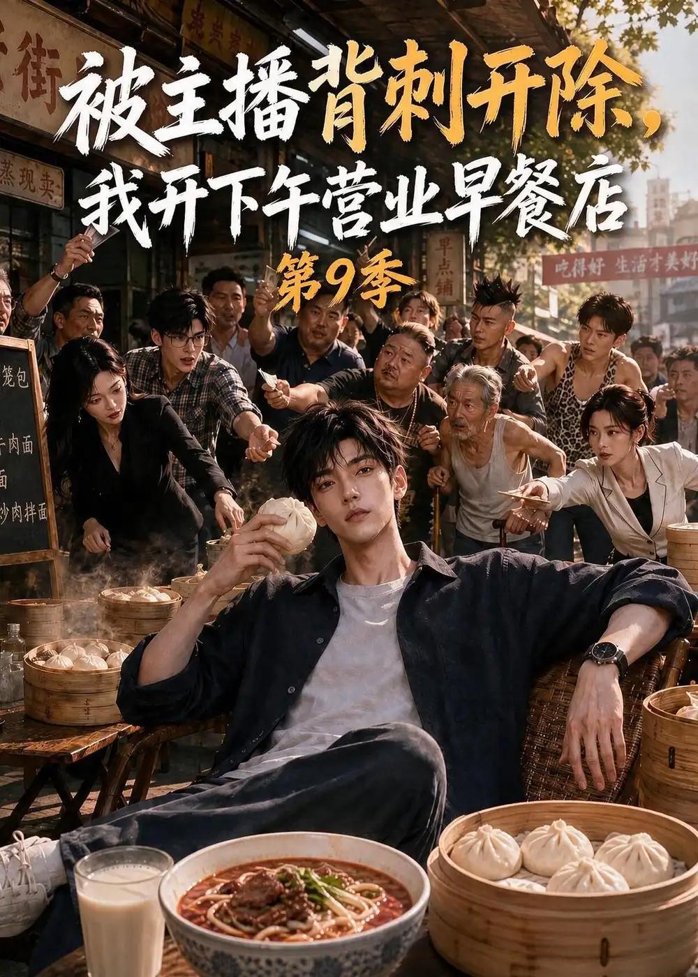 被主播背刺开除，我开下午营业早餐店第9季&被主播背刺开除我开下午营业早餐店第9季 - 短剧短剧海报图片