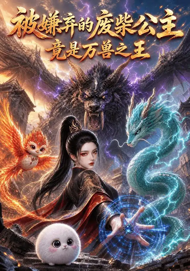被嫌弃的废柴公主，竟是万兽之王 - 短剧短剧海报图片