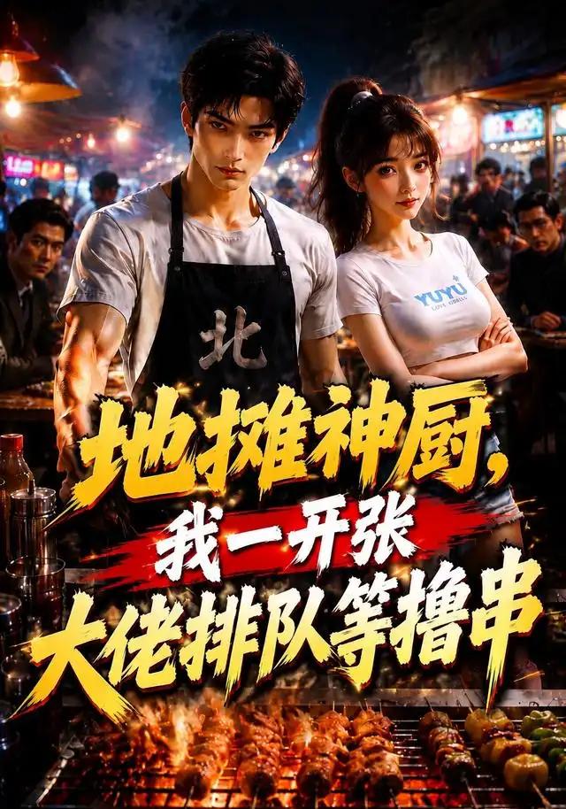 地摊神厨,我一开张大佬排队等撸串&地摊神厨我一开张大佬排队等撸串