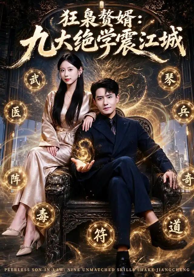 狂枭赘婿：九大绝学震江城&狂枭赘婿九大绝学震江城 - 短剧短剧海报图片