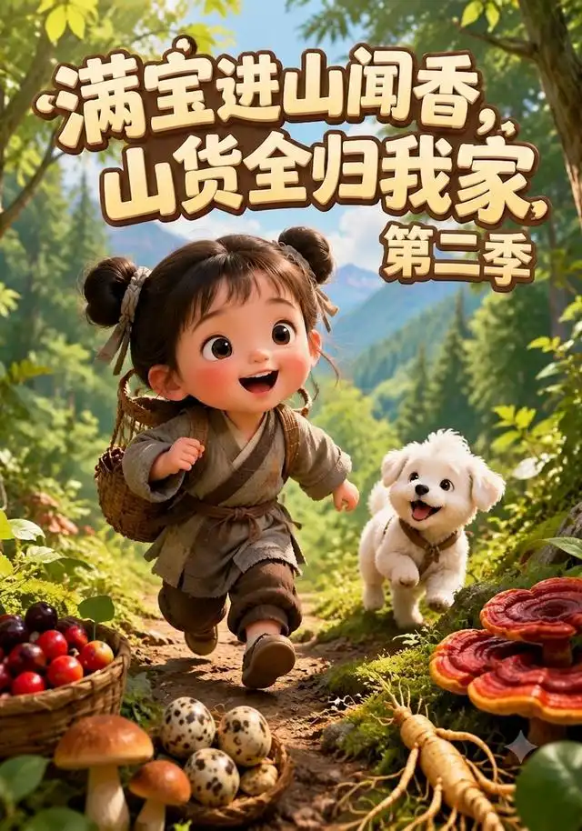 满宝进山闻香,山货全归我家第二季