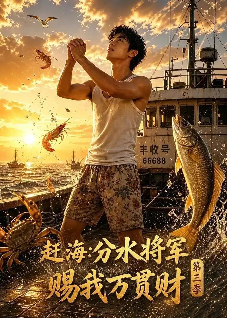 赶海：分水将军赐我万贯财第三季&赶海分水将军赐我万贯财第三季 - 短剧短剧海报图片