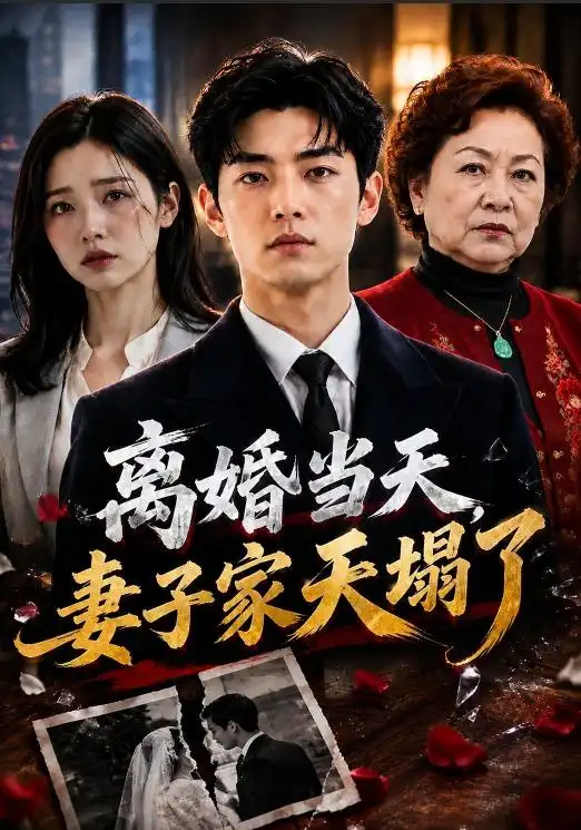 离婚当天，妻子家天塌了 - 短剧短剧海报图片