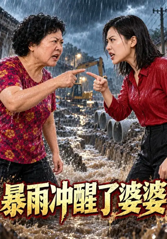 暴雨冲醒了婆婆