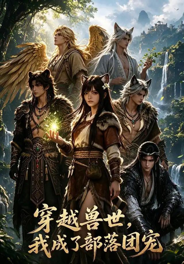 穿越兽世：我成了部落团宠&穿越兽世我成了部落团宠 - 短剧短剧海报图片