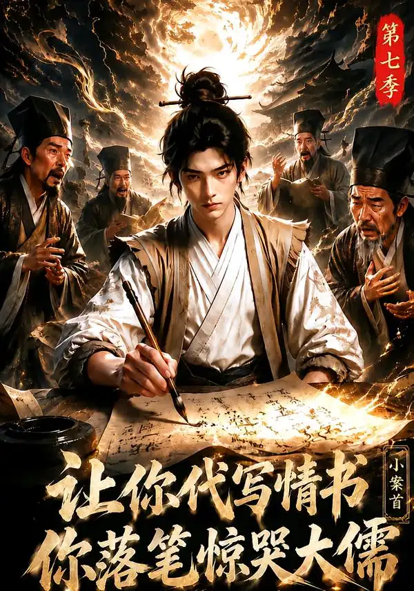 让你代写情书，小案首你落笔惊哭大儒第七季&让你代写情书小案首你落笔惊哭大儒第七季 - 短剧短剧海报图片