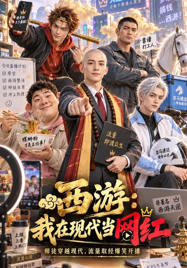 西游：我在现代当网红 - 短剧短剧海报图片