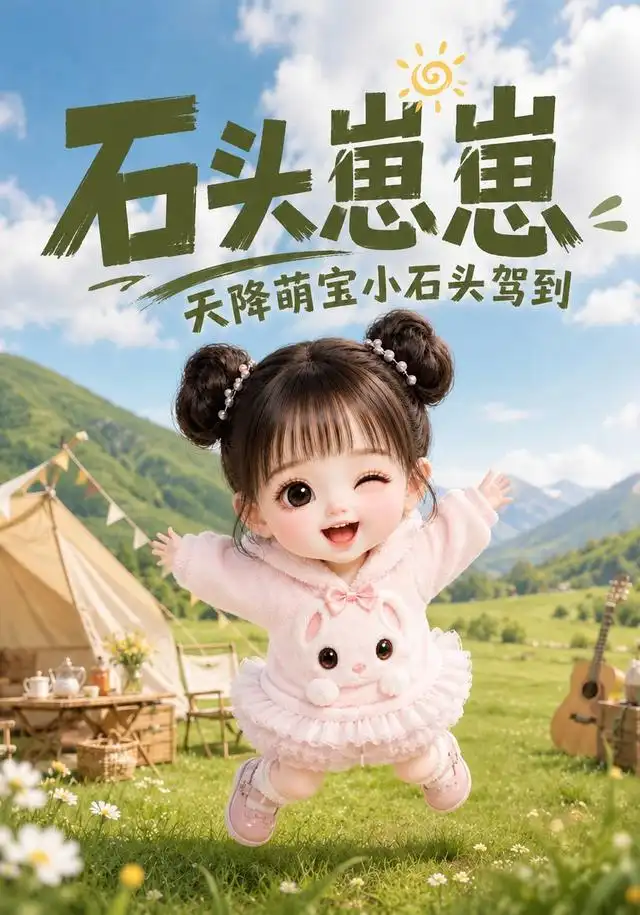 石头崽崽，天降萌宝小石头驾到 - 短剧短剧海报图片