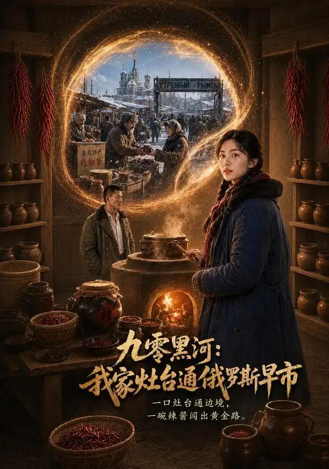 九零黑河:我家灶台通俄罗斯早市&九零黑河我家灶台通俄罗斯早市
