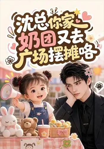 沈总你家奶团又去广场摆摊咯