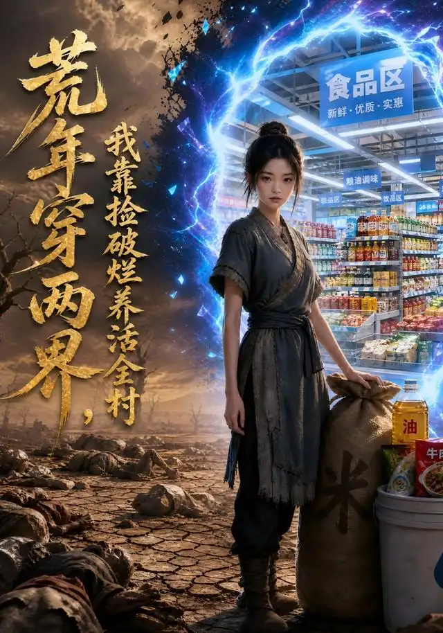 荒年穿两界,我靠捡破烂养活全村