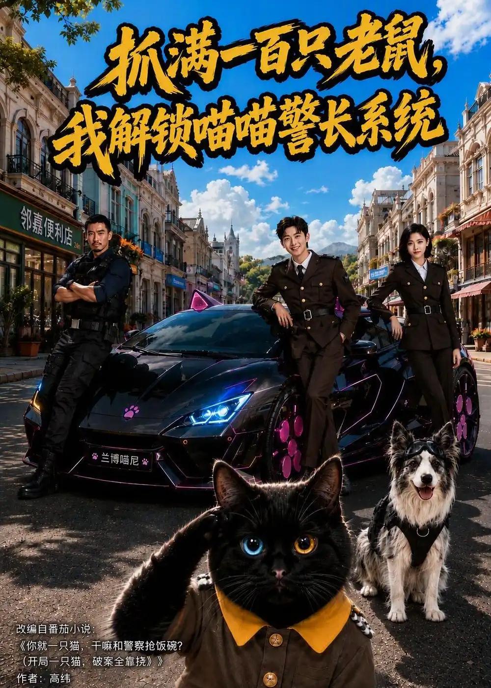 抓满一百只老鼠，我解锁喵喵警长系统&抓满一百只老鼠我解锁喵喵警长系统
