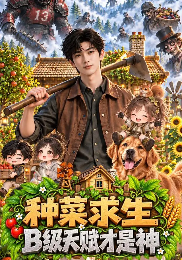 种菜求生，B级天赋才是神 - 短剧短剧海报图片