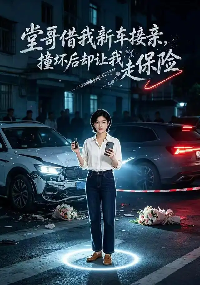 堂哥借我新车接亲,撞坏后却让我走保险